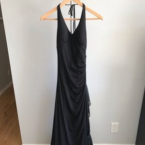 Floor Length Black Sparkle Gown